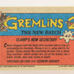 Gremlins 2 The New Batch 1990 Trading Card #43 Clamp's New Secretary ENG L021081