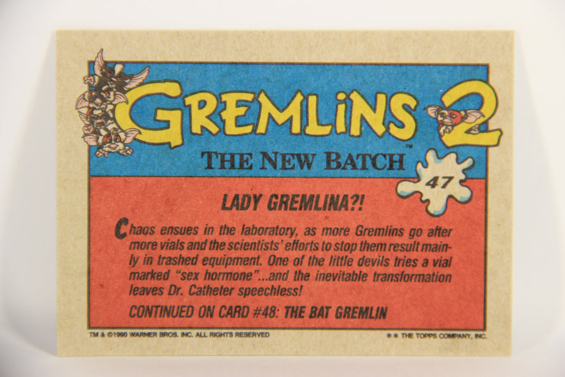 Gremlins 2 The New Batch 1990 Trading Card #47 Lady Gremlina ENG L021085