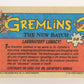 Gremlins 2 The New Batch 1990 Trading Card #58 Laboratory Lunacy ENG L021087