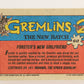 Gremlins 2 The New Batch 1990 Trading Card #60 Forster's New Girlfriend ENG L021089
