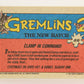 Gremlins 2 The New Batch 1990 Trading Card #86 Clamp In Command ENG L021093
