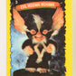 Gremlins 2 The New Batch 1990 Sticker Card #3 Evil Mogwai Mohawk ENG Green L021101