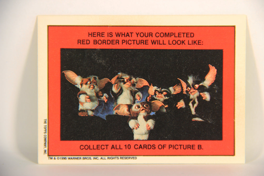 Gremlins 2 The New Batch 1990 Sticker Card #11 The Bat Gremlin ENG Red Border L021114