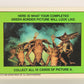 Gremlins 2 The New Batch 1990 Sticker Card #11 The Bat Gremlin ENG Green Border L021115