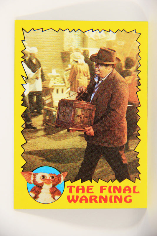 Gremlins 1984 Trading Card #6 The Final Warning ENG Topps L021121
