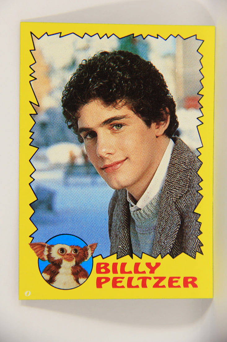 Gremlins 1984 Trading Card #7 Billy Peltzer ENG Topps L021122