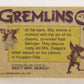 Gremlins 1984 Trading Card #8 Co-Worker Kate Beringer ENG Topps L021123