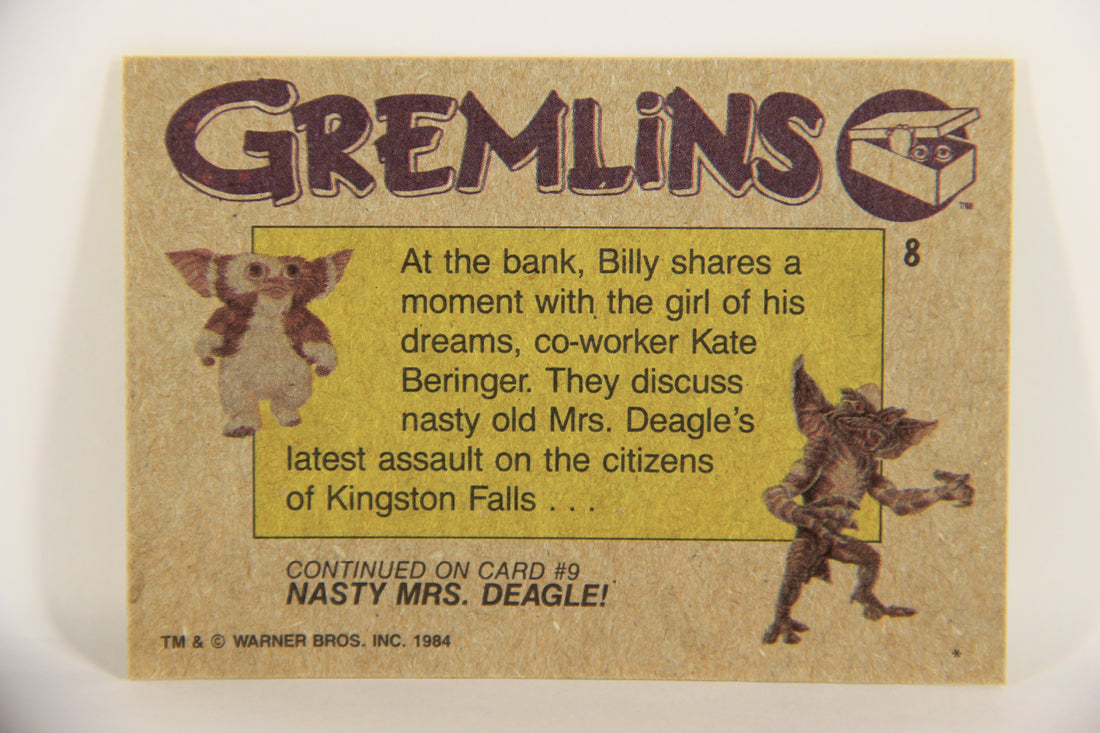 Gremlins 1984 Trading Card #8 Co-Worker Kate Beringer ENG Topps L021123