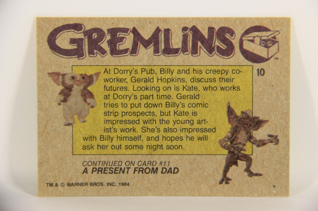 Gremlins 1984 Trading Card #10 At Dorry's Pub ENG Topps L021125