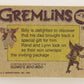 Gremlins 1984 Trading Card #13 Billy's New Friend ENG Topps L021128