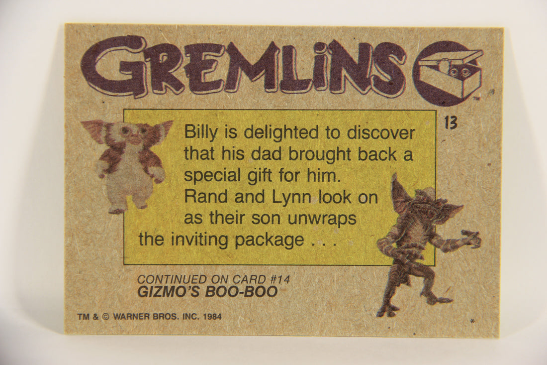Gremlins 1984 Trading Card #13 Billy's New Friend ENG Topps L021128