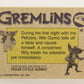 Gremlins 1984 Trading Card #14 Gizmo's Boo-Boo ENG Topps L021129