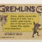Gremlins 1984 Trading Card #15 Poor Little Gizmo ENG Topps L021130