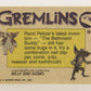 Gremlins 1984 Trading Card #18 Dad's Latest Invention ENG Topps L021133