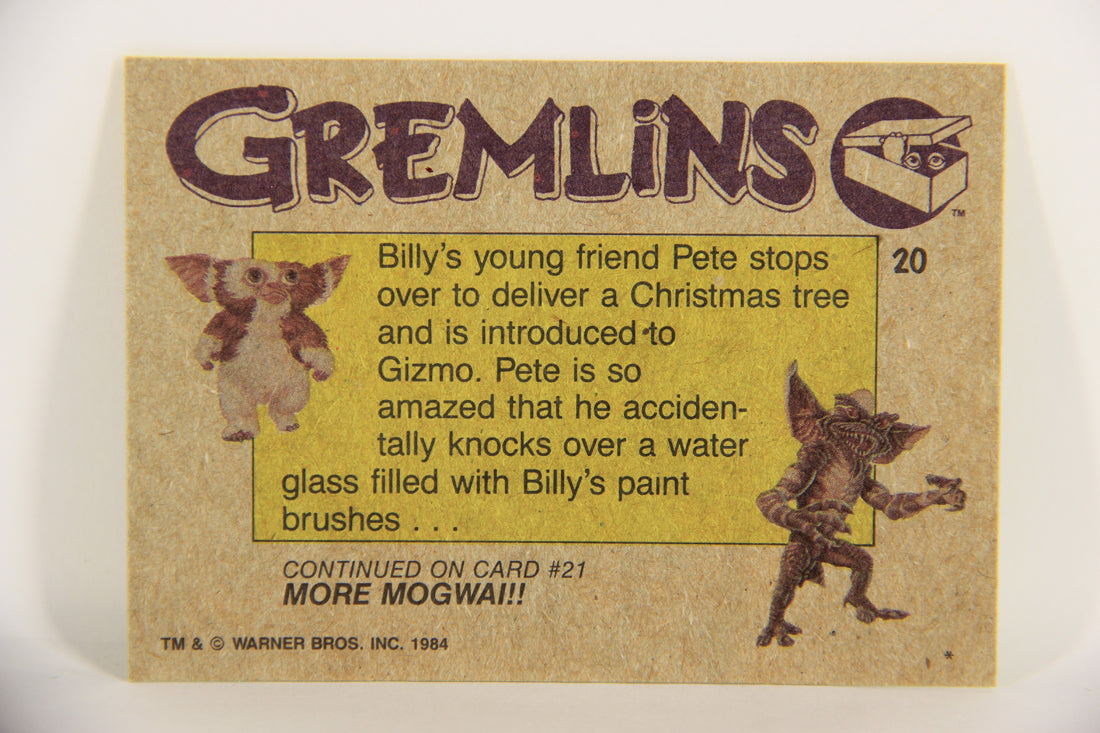 Gremlins 1984 Trading Card #20 A Splash Of Water ENG Topps L021135
