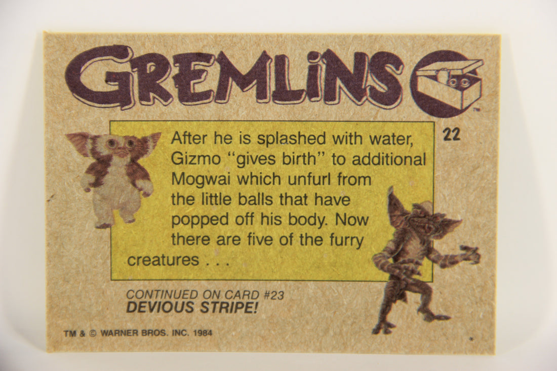 Gremlins 1984 Trading Card #22 Unexpected Guests ENG Topps L021137