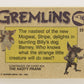 Gremlins 1984 Trading Card #23 Devious Stripe ENG Topps L021138
