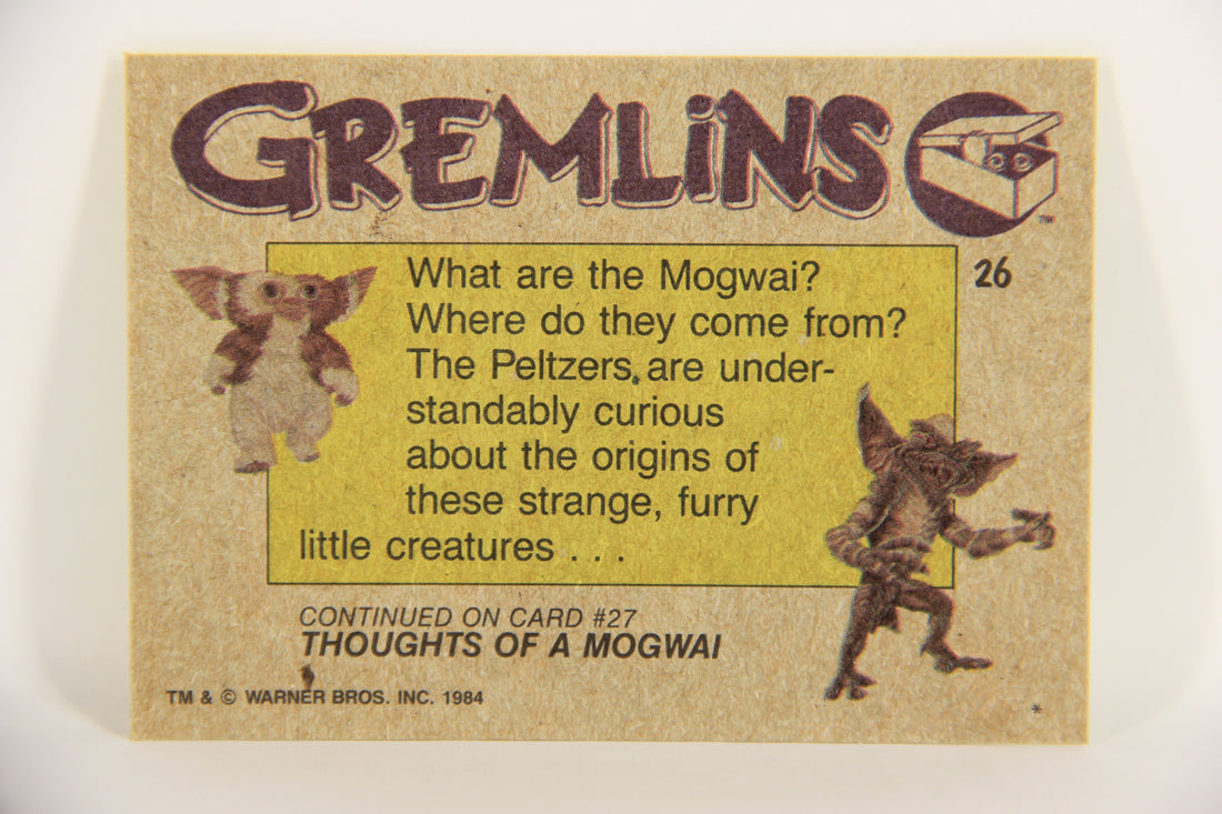 Gremlins 1984 Trading Card #26 Friend Or Foe ENG Topps L021141