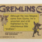 Gremlins 1984 Trading Card #27 Thoughts Of A Mogwai ENG Topps L021142