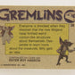 Gremlins 1984 Trading Card #28 The Cocoons ENG Topps L021143