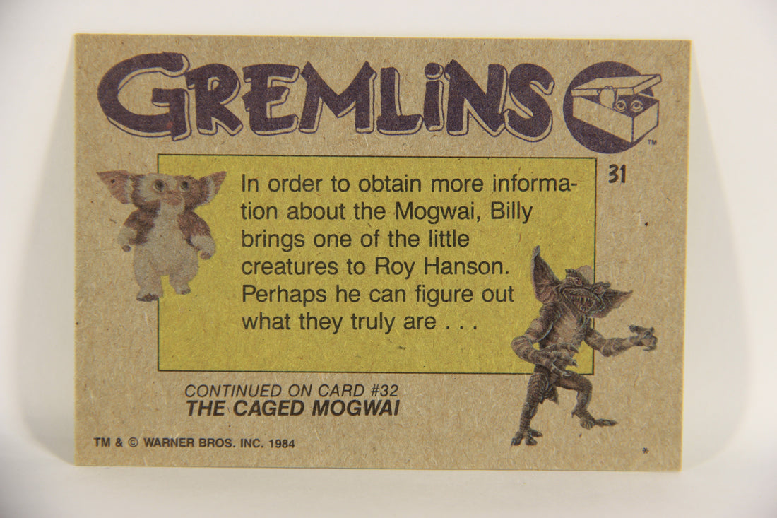 Gremlins 1984 Trading Card #31 A New Discovery ENG Topps L021146