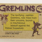 Gremlins 1984 Trading Card #36 Their Home Besieged ENG Topps L021151