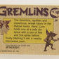 Gremlins 1984 Trading Card #39 Stay Away Or I'll Spray ENG Topps L021154