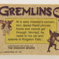 Gremlins 1984 Trading Card #41 The Inventor's Convention ENG Topps L021156