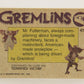 Gremlins 1984 Trading Card #47 Crashing Through ENG Topps L021162