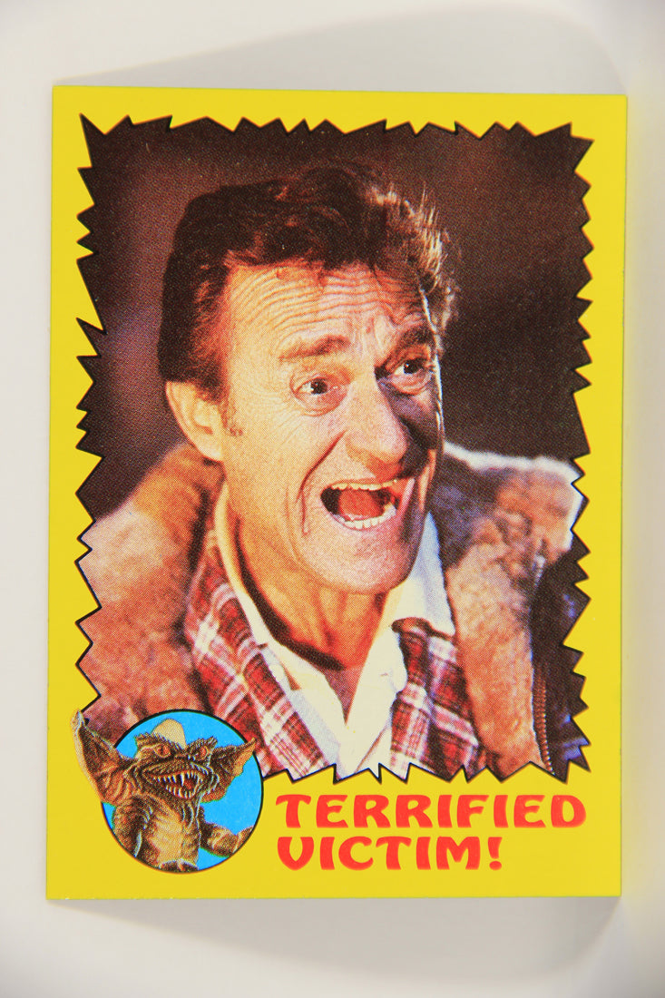 Gremlins 1984 Trading Card #48 Terrified Victim ENG Topps L021163