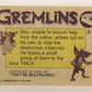 Gremlins 1984 Trading Card #51 Racing Against Time ENG Topps L021166