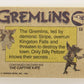 Gremlins 1984 Trading Card #53 Fury Of Stripe ENG Topps L021168