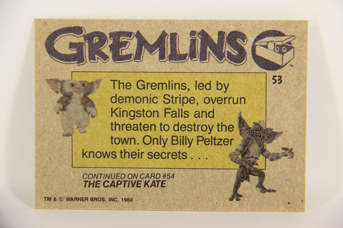 Gremlins 1984 Trading Card #53 Fury Of Stripe ENG Topps L021168