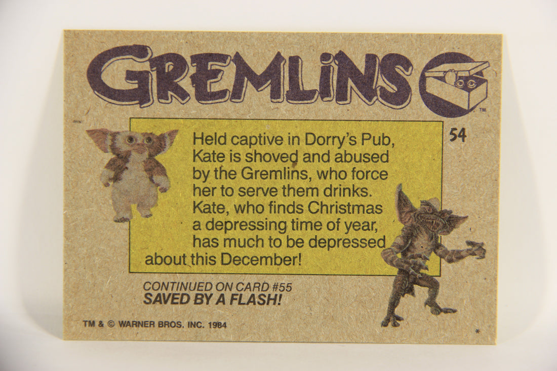 Gremlins 1984 Trading Card #54 The Captive Kate ENG Topps L021169