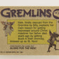 Gremlins 1984 Trading Card #56 Kate's Revelation ENG Topps L021171
