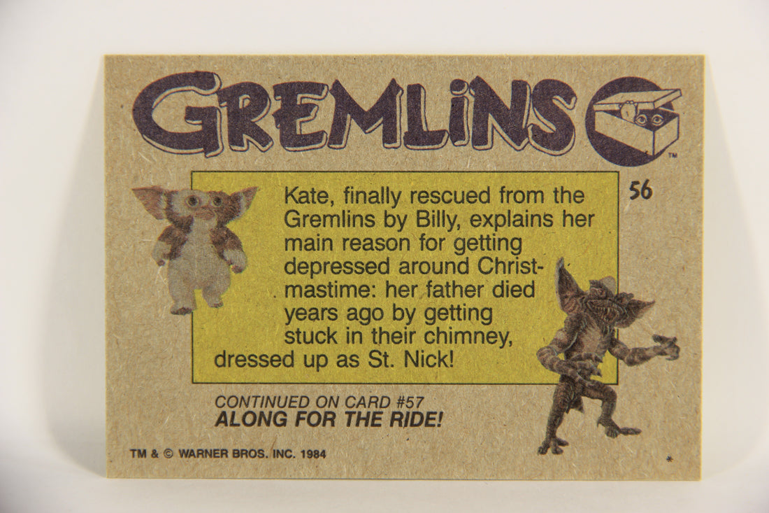 Gremlins 1984 Trading Card #56 Kate's Revelation ENG Topps L021171