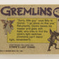 Gremlins 1984 Trading Card #65 The Friends Separate ENG Topps L021180