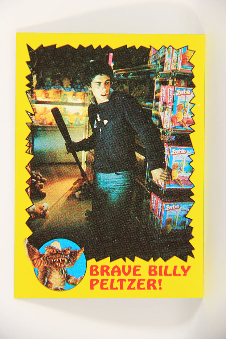 Gremlins 1984 Trading Card #67 Brave Billy Peltzer ENG Topps L021182