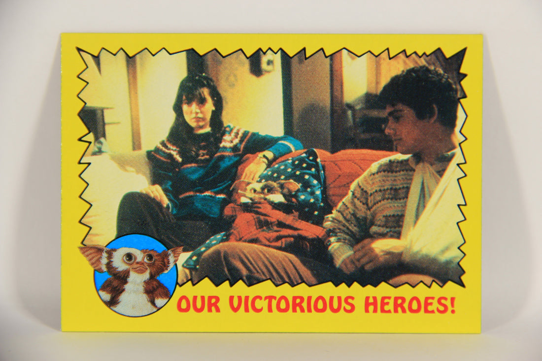 Gremlins 1984 Trading Card #72 Our Victorious Heroes ENG Topps L021187