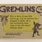 Gremlins 1984 Trading Card #74 The Peltzers And Kate ENG Topps L021189