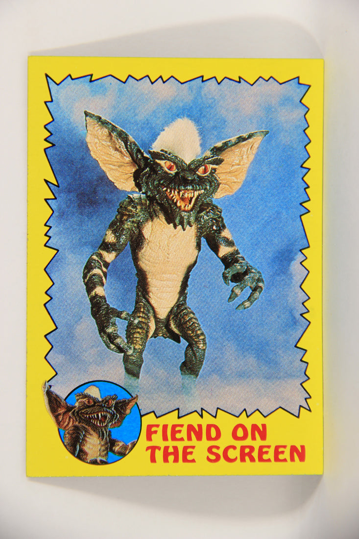 Gremlins 1984 Trading Card #80 Fiend On The Screen ENG Topps L021195