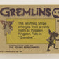 Gremlins 1984 Trading Card #80 Fiend On The Screen ENG Topps L021195
