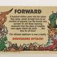 Dinosaurs Attack 1988 Vintage Trading Card #1 Forward - Title Card ENG L021198