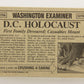 Dinosaurs Attack 1988 Vintage Trading Card #7 D.C. Holocaust ENG L021202
