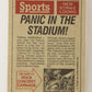 Dinosaurs Attack 1988 Vintage Trading Card #12 Panic In The Stadium ENG L021205