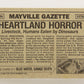 Dinosaurs Attack 1988 Vintage Trading Card #16 Heartland Horror ENG L021207