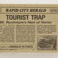Dinosaurs Attack 1988 Vintage Trading Card #18 Tourist Trap ENG L021209
