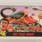 Dinosaurs Attack 1988 Vintage Trading Card #21 Fast Food Frenzy ENG L021212