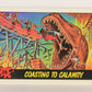 Dinosaurs Attack 1988 Vintage Trading Card #26 Coasting To Calamity ENG L021217