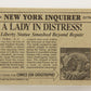 Dinosaurs Attack 1988 Vintage Trading Card #35 A Lady In Distress ENG L021225